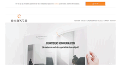 Desktop Screenshot of exakta.se