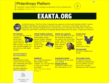 Tablet Screenshot of exakta.org